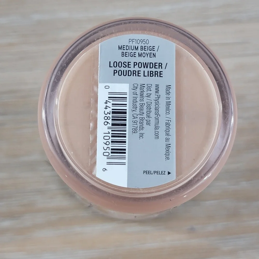 Physicians Formula Mineral Wear Loose Powder Medium‎ Beige PF10950 0.42oz 12g